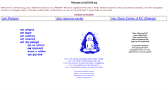 Desktop Screenshot of jainism.org